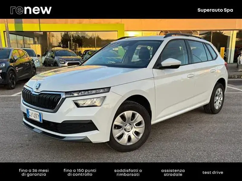 Usata Skoda Kamiq Ambition 110 CV (80 kW) 2022 Bianco SUV