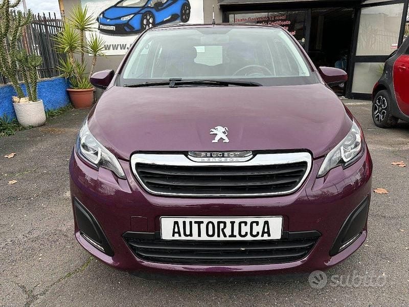 Usata Peugeot 108 Allure 69 CV (50 kW) 2017 Viola Berlina