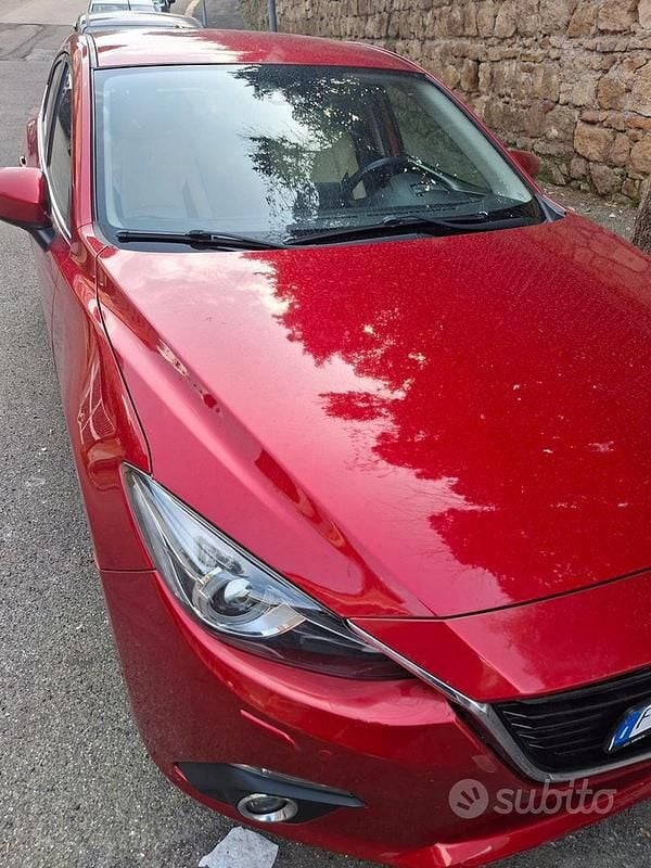 Usata Mazda 3 Evolve 105 CV (77 kW) 2016 Rosso Berlina