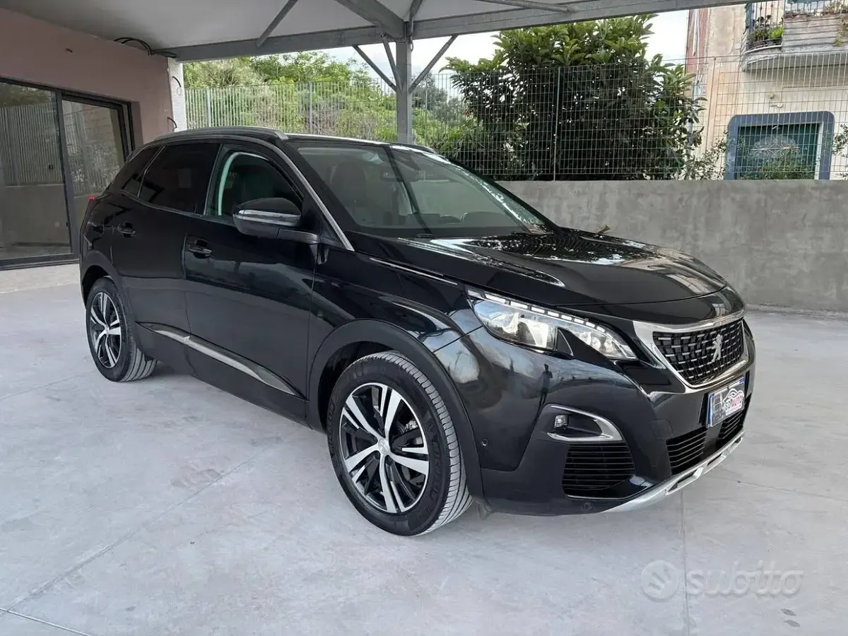 Usata Peugeot 3008 Allure 177 CV (130 kW) 2019 Nero SUV