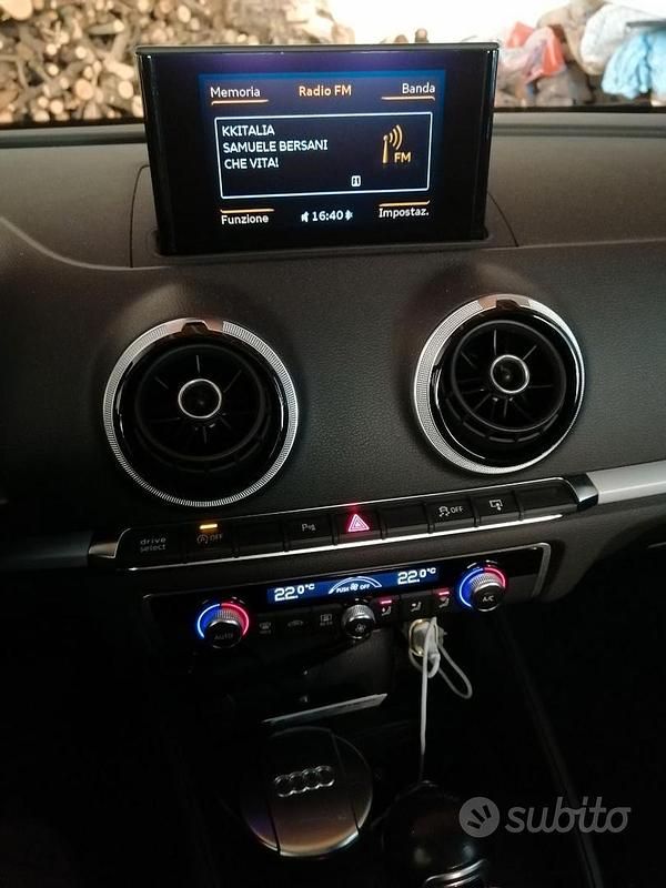 Usata Audi A3 150 CV (110 kW) 2016 Bianco Berlina