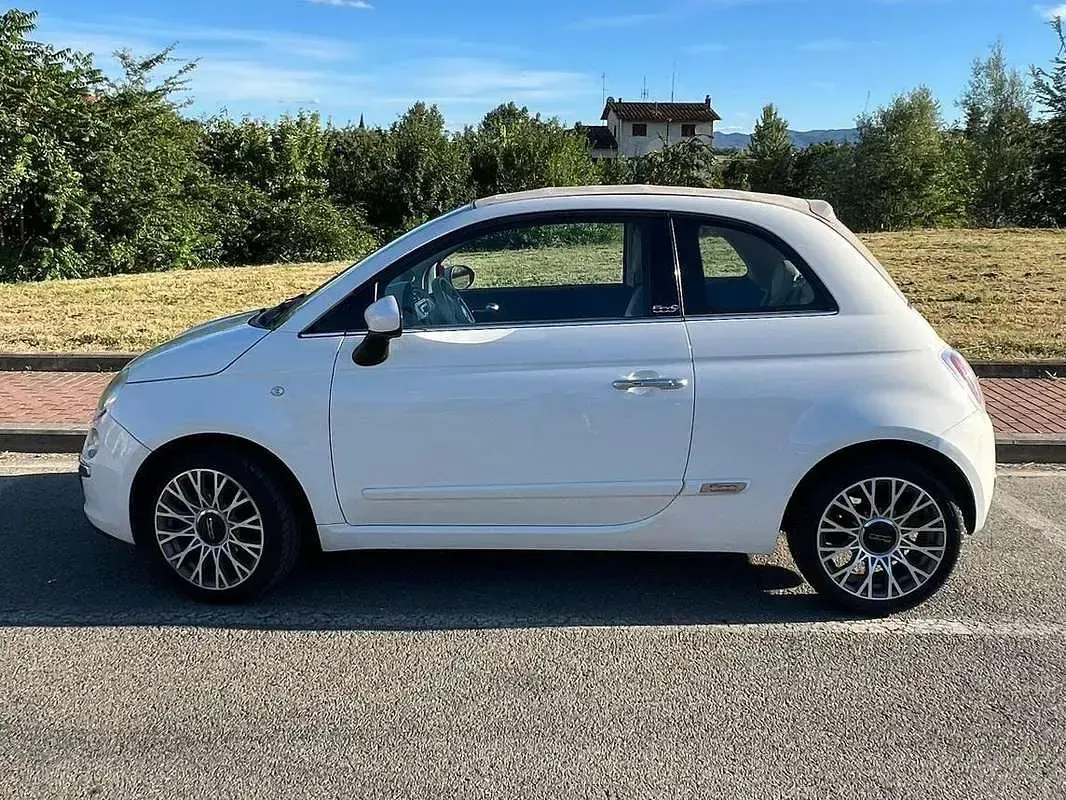Usata Fiat 500C Lounge 69 CV (50 kW) 2010 Bianco Cabrio