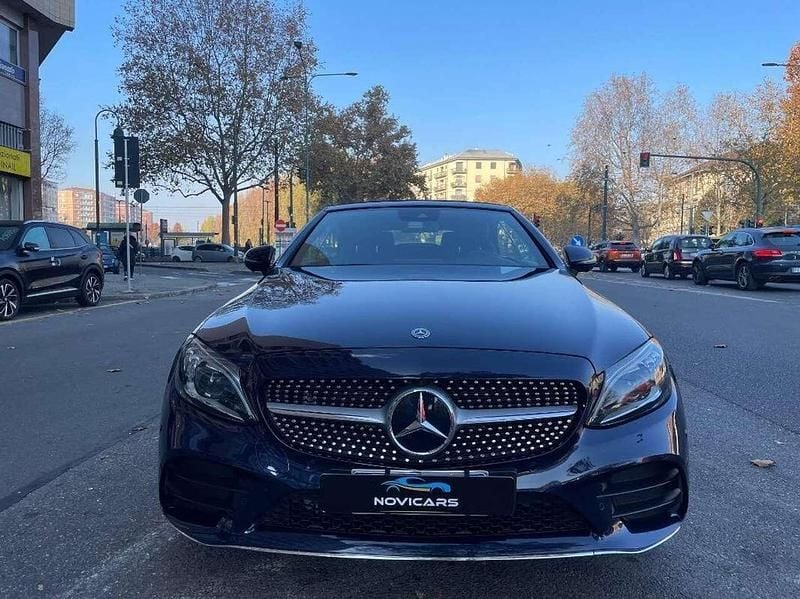 Usata Mercedes C300 Premium Plus 245 CV (180 kW) 2020 Blu/azzurro Cabrio