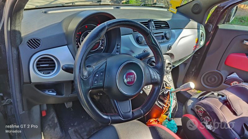 Usata Fiat 500 95 CV (69 kW) 2015 Nero Utilitaria