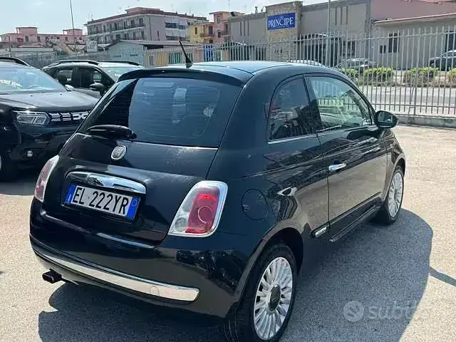Usata Fiat 500 Lounge 95 CV (69 kW) 2012 Nero Utilitaria