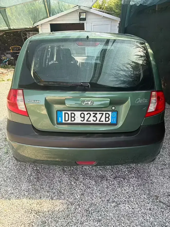 Usata Hyundai Getz 97 CV (71 kW) 2006 Verde Utilitaria
