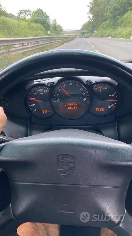 Usata Porsche 986 Boxster 228 CV (167 kW) 2003 Nero Cabrio