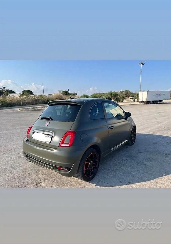 Usata Fiat 500 105 CV (77 kW) 2018 Verde Coupé