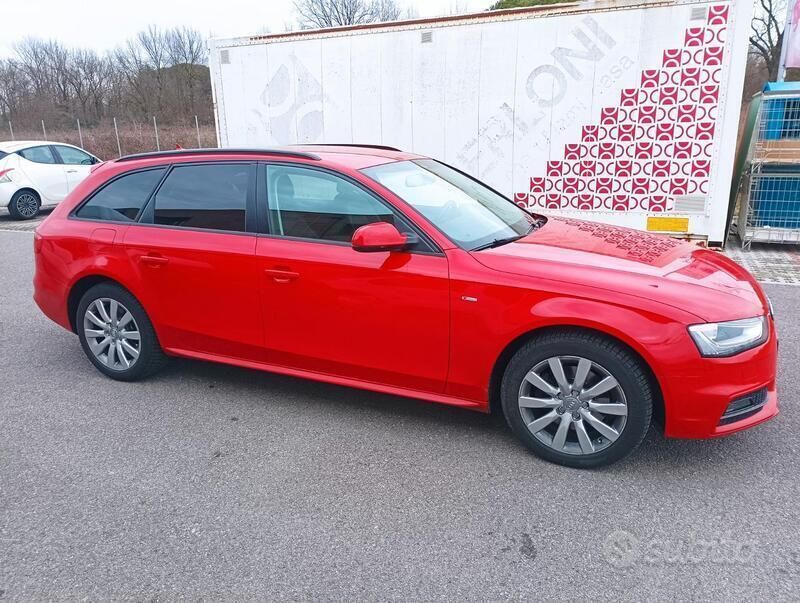 Usata Audi A4 S-Line 150 CV (110 kW) 2015 Rosso Station wagon