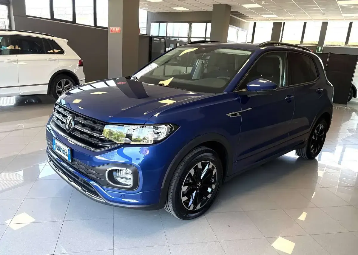 Usata VW T-Cross Sportline 95 CV (69 kW) 2022 Blu/azzurro SUV