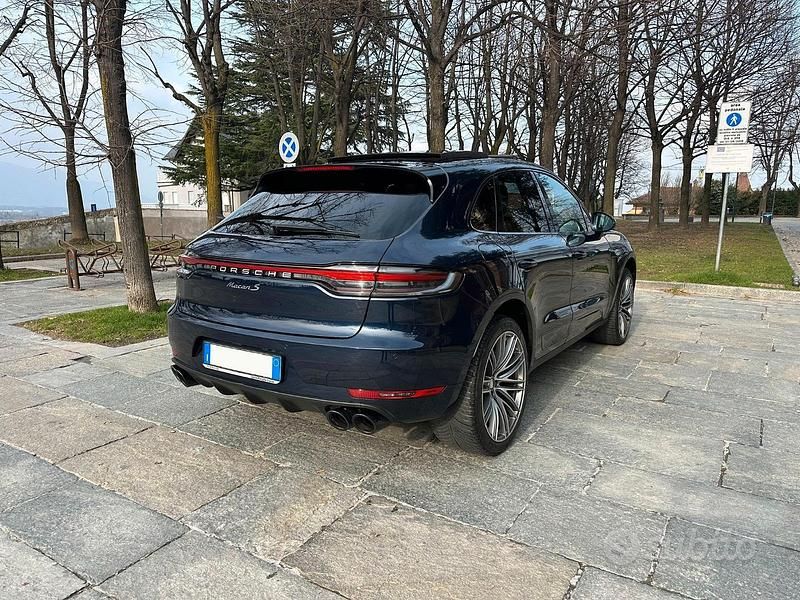 Usata Porsche Macan S 354 CV (260 kW) 2019 Blu SUV