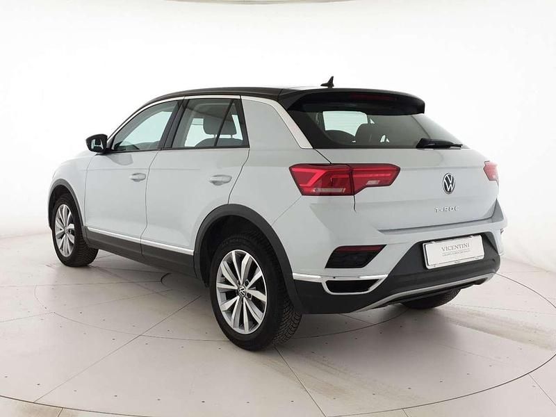 Usata VW T-Roc Style 150 CV (110 kW) 2021 White silver metallizzato nero SUV