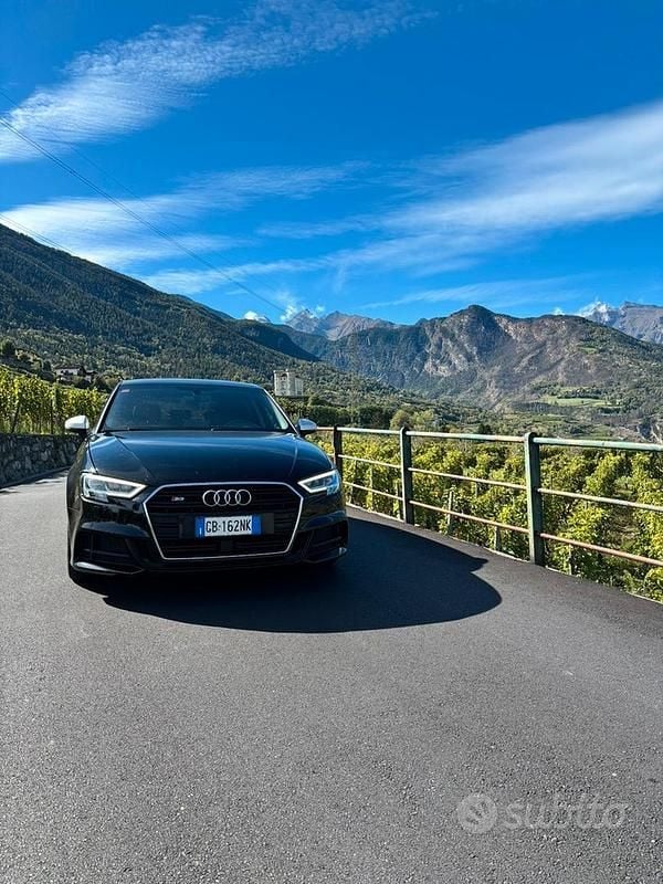 Usata Audi A3 Attraction 150 CV (110 kW) 2020 Nero Berlina