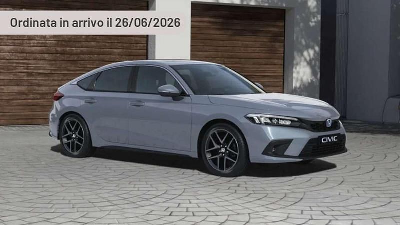 Nuova Honda Civic Elegance 184 CV (135 kW) 2025 Argento Berlina