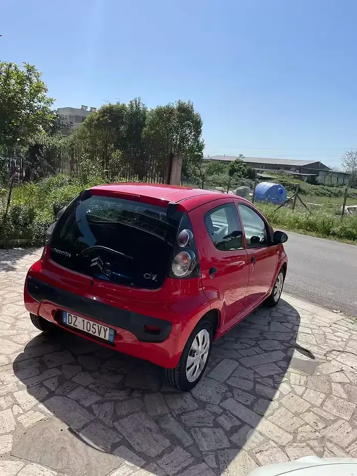 Usata Citroën C1 68 CV (50 kW) 2010 Rosso Utilitaria