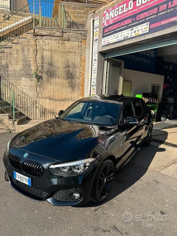 Usata BMW 114 M Sport 95 CV (69 kW) 2019 Nero Utilitaria