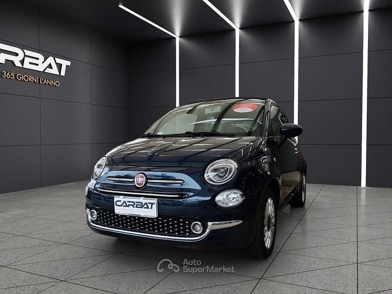 Usata Fiat 500C Lounge 69 CV (50 kW) 2018 Blu Cabrio