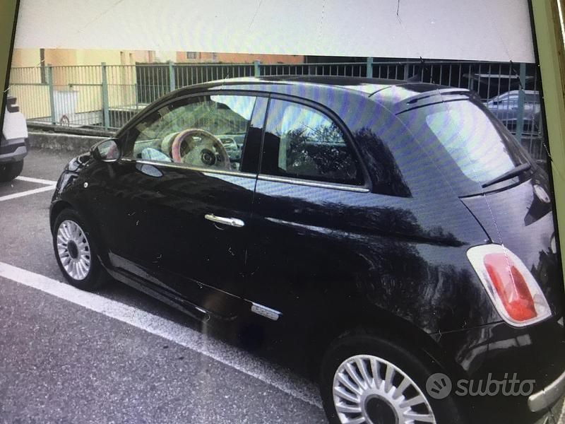 Usata Fiat 500 Lounge 75 CV (55 kW) 2014 Nero Utilitaria