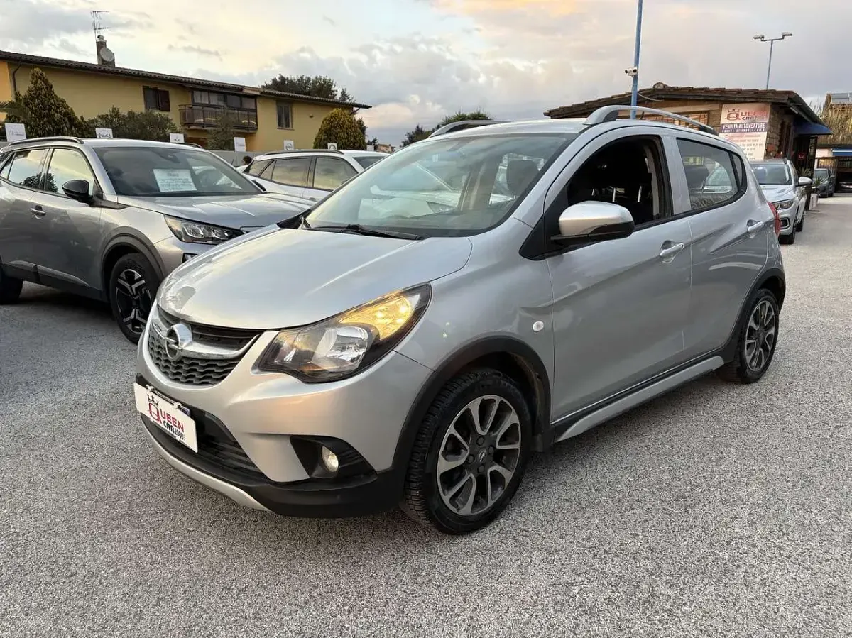 Gebraucht Opel Karl Rocks 73 PS (53 kW) 2019 Silber Kleinwagen