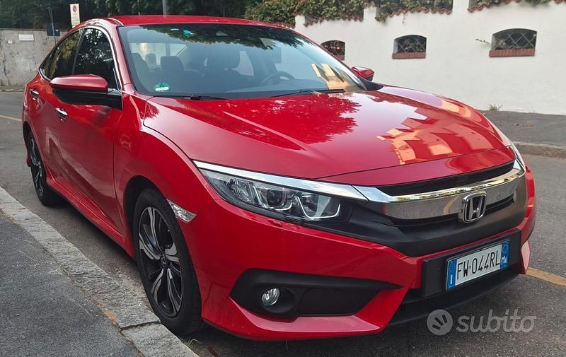 Usata Honda Civic 2019 Rosso Berlina