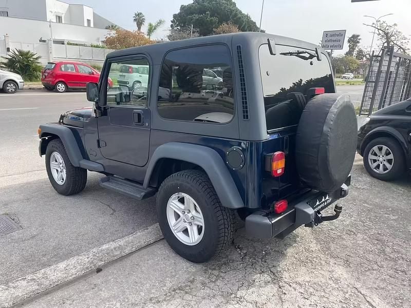Usata Jeep Wrangler 118 CV (86 kW) 2002 Blu SUV