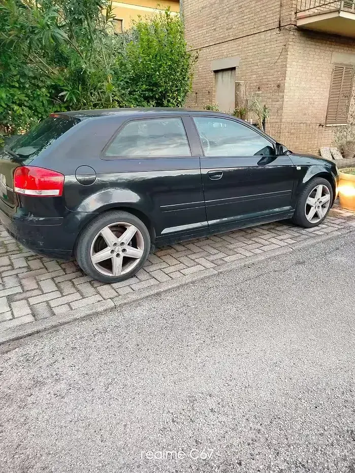 Usata Audi A3 140 CV (102 kW) 2005 Nero Utilitaria