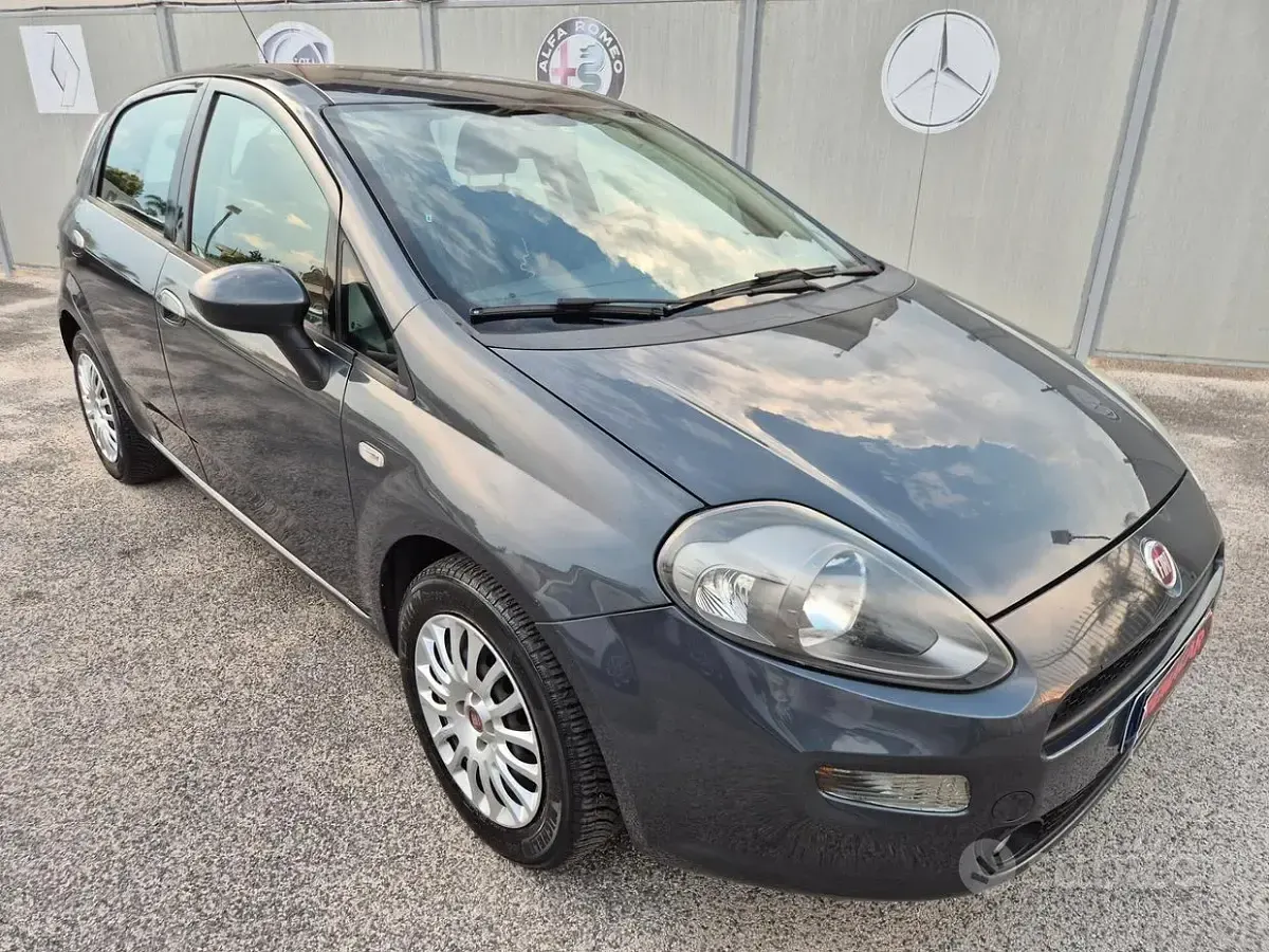 Usata Fiat Punto Lounge 77 CV (56 kW) 2014 Grigio Utilitaria