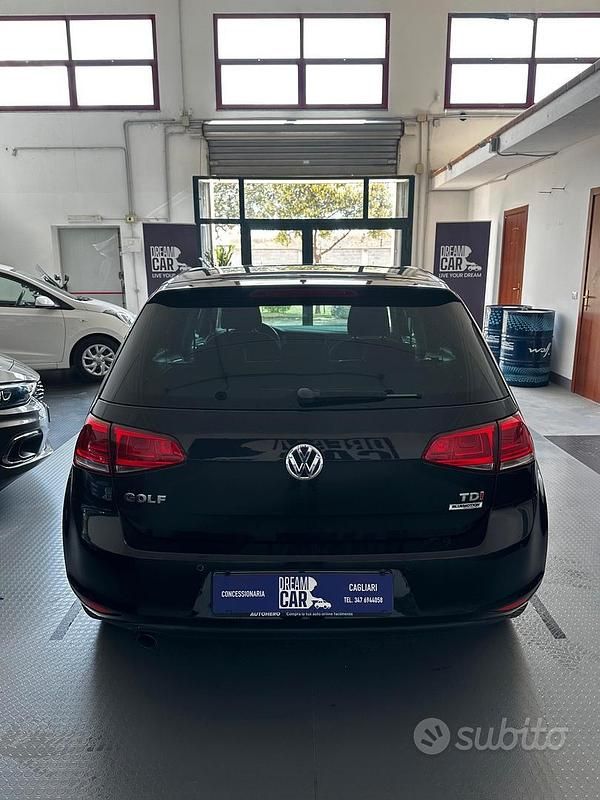 Usata VW Golf VII Highline 110 CV (80 kW) 2016 Nero Berlina