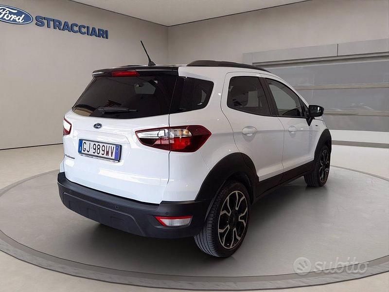 Usata Ford Ecosport Active 125 CV (91 kW) 2022 Bianco metallizzato SUV