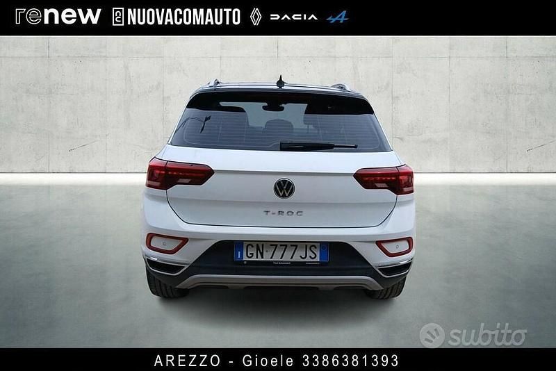 Usata VW T-Roc Style 116 CV (85 kW) 2023 Bianco SUV