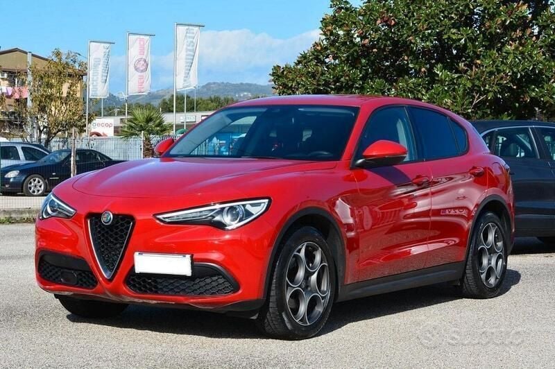Rosso Usata 2022 Alfa Romeo Stelvio Business SUV | 22.500 € (Super prezzo) - Immagine 1/4