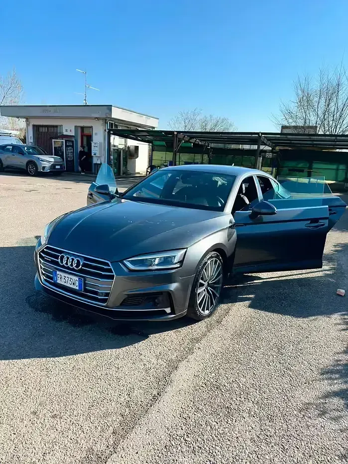 Usata Audi A5 190 CV (139 kW) 2018 Grigio Coupé
