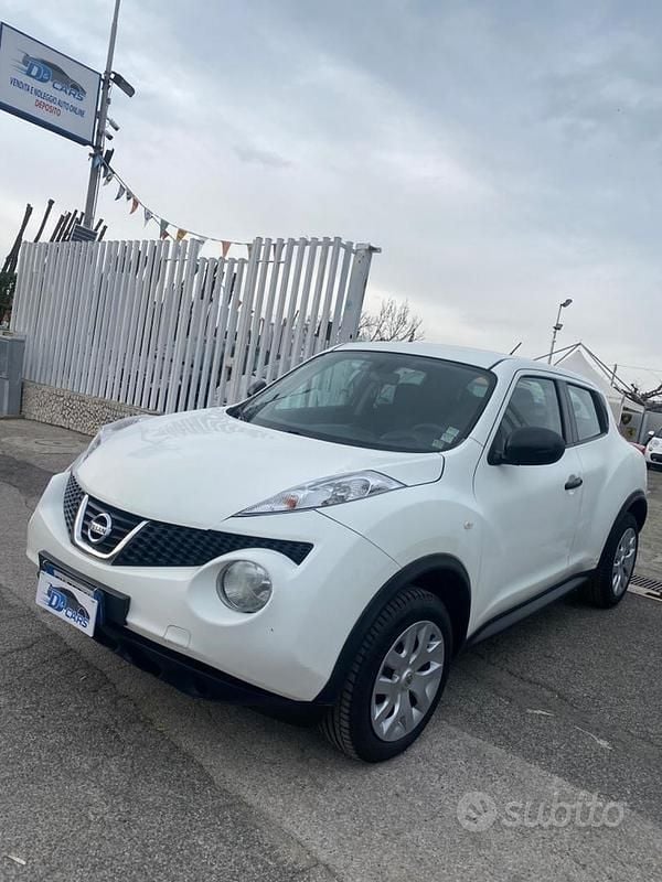 Usata Nissan Juke Visia 110 CV (80 kW) 2012 Bianco SUV
