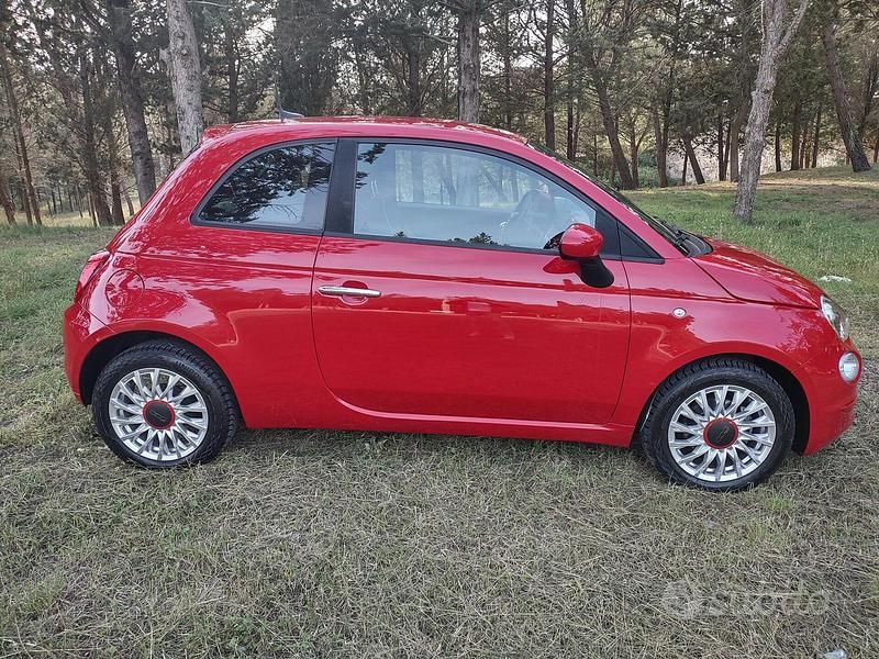 Usata Fiat 500 Lounge 70 CV (51 kW) 2021 Rosso Berlina