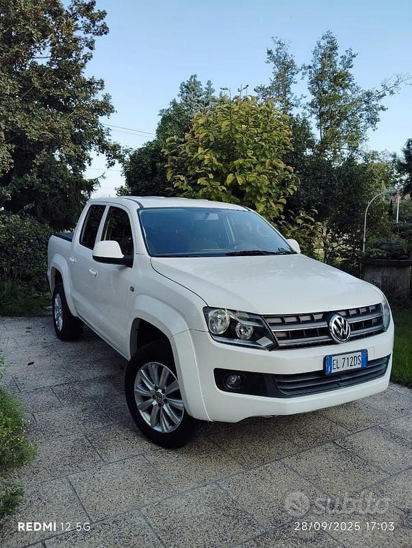 Usata VW Amarok 140 CV (102 kW) 2012 Bianco Pick-up