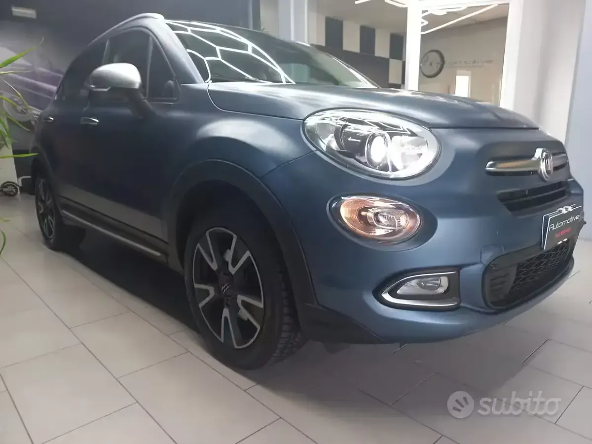 Usata Fiat 500X Mirror 110 CV (80 kW) 2018 Blu SUV