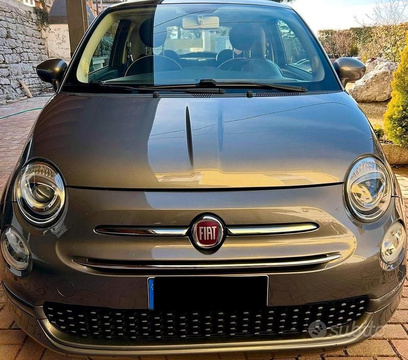 Usata Fiat 500 Lounge 69 CV (50 kW) 2018 Grigio Utilitaria