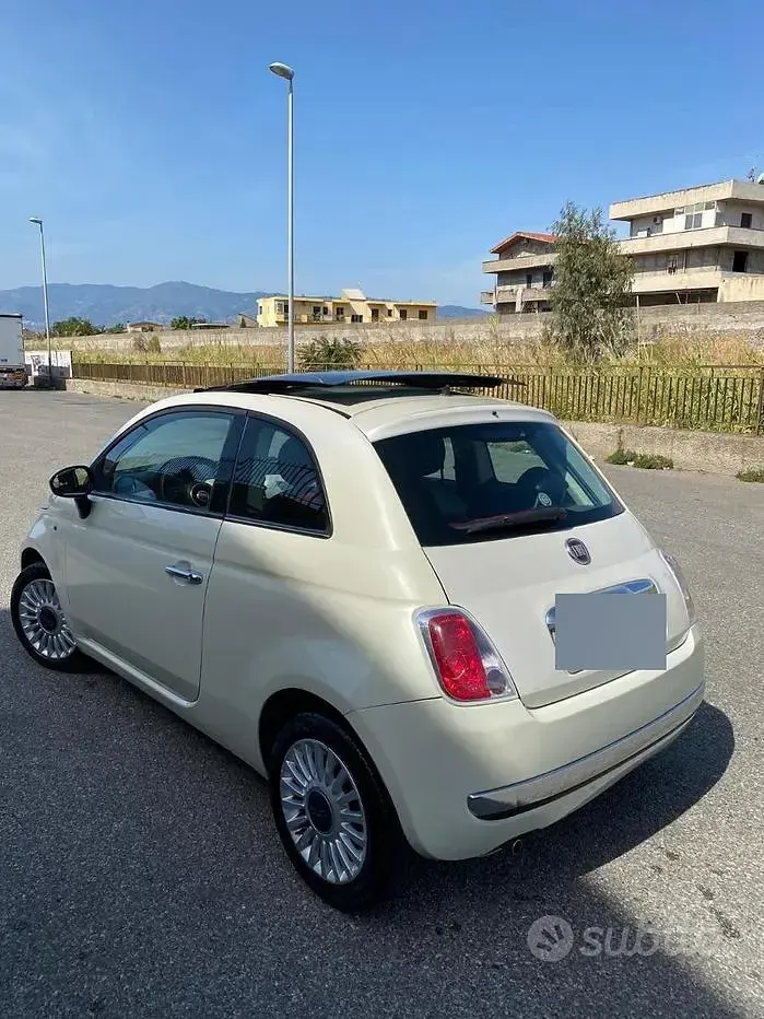Usata Fiat 500 Lounge 69 CV (50 kW) 2008 Bianco Berlina