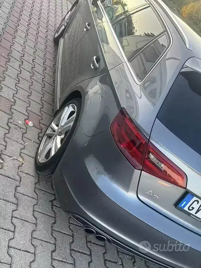 Usata Audi A3 S-Line 150 CV (110 kW) 2015 Grigio Berlina