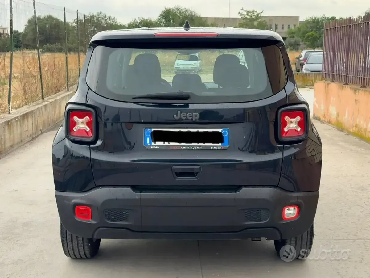 Usata Jeep Renegade Limited 140 CV (102 kW) 2018 Blu SUV