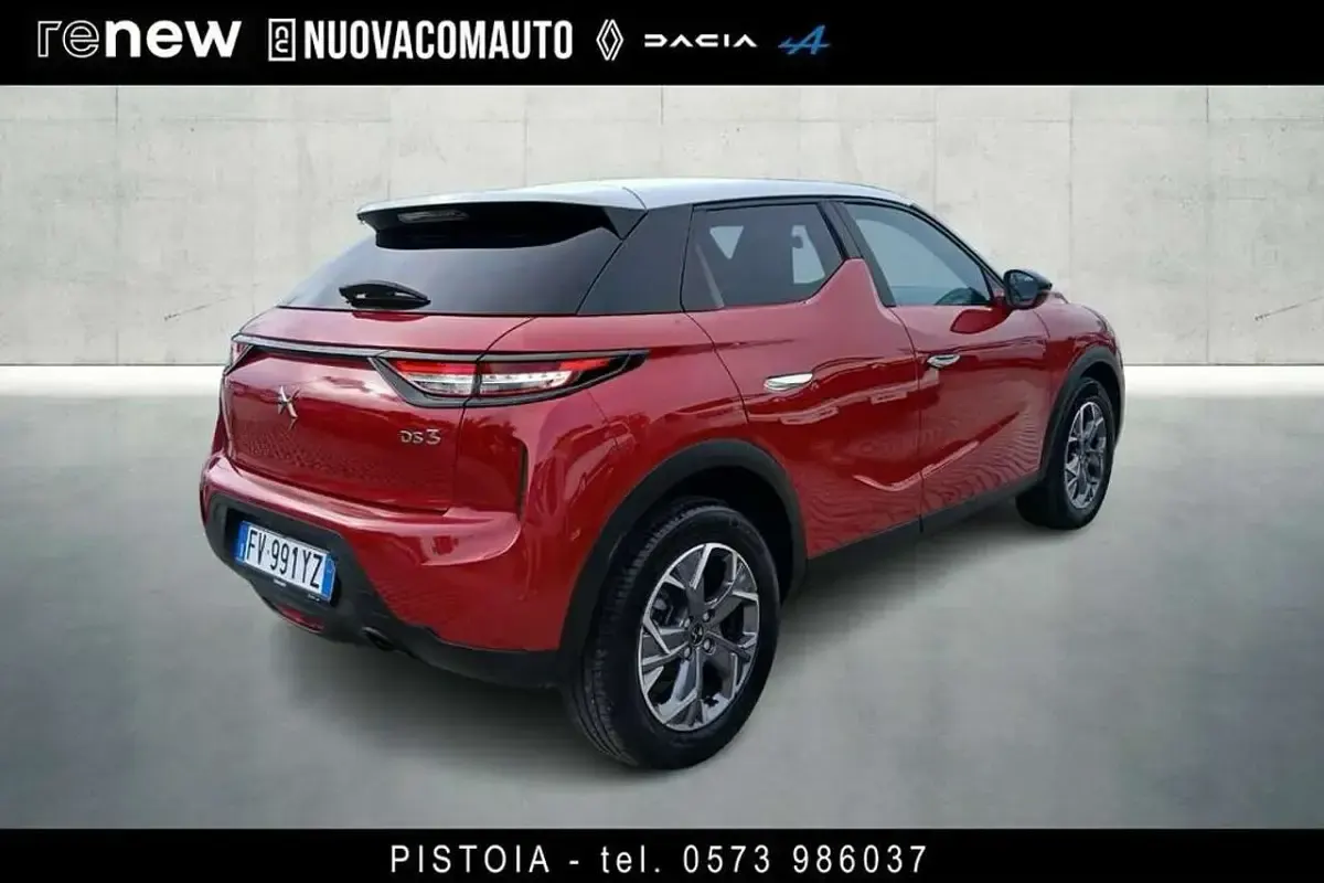 Usata DS Automobiles DS3 Crossback Performance 101 CV (74 kW) 2019 Rosso/tetto bianco SUV