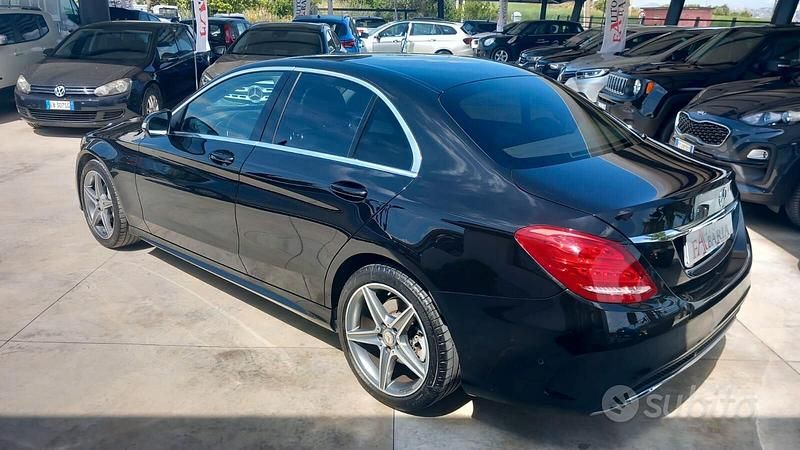 Usata Mercedes C220 Exclusive 170 CV (125 kW) 2015 Nero Berlina