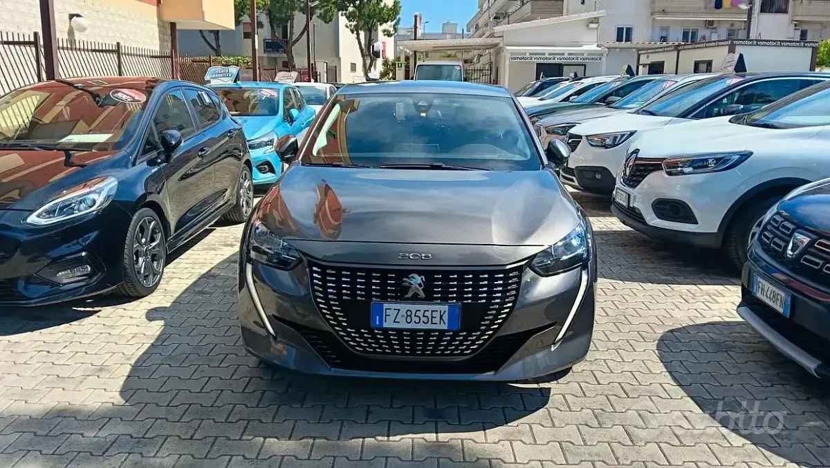 Usata Peugeot 208 Allure 102 CV (75 kW) 2020 Grigio Utilitaria