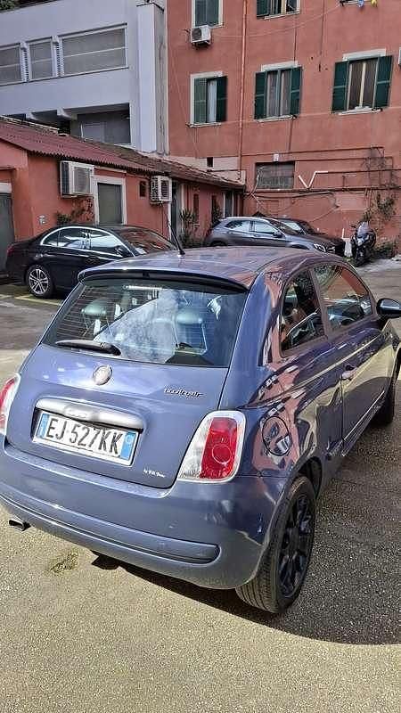 Usata Fiat 500 86 CV (63 kW) 2011 Blu Utilitaria