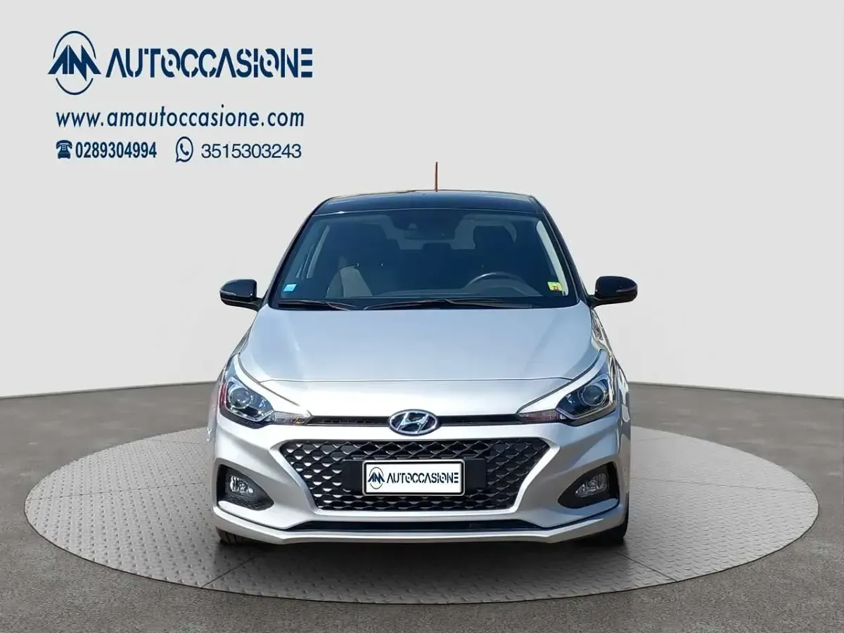 Usata Hyundai i20 Prime 84 CV (61 kW) 2019 Argento Utilitaria
