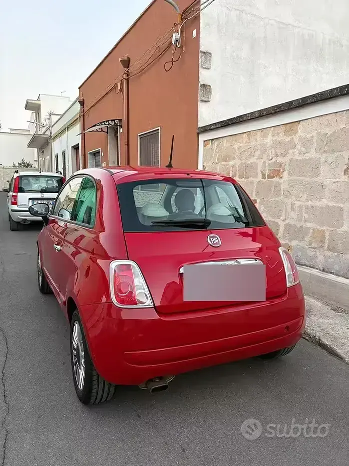 Usata Fiat 500 69 CV (50 kW) 2013 Rosso Berlina