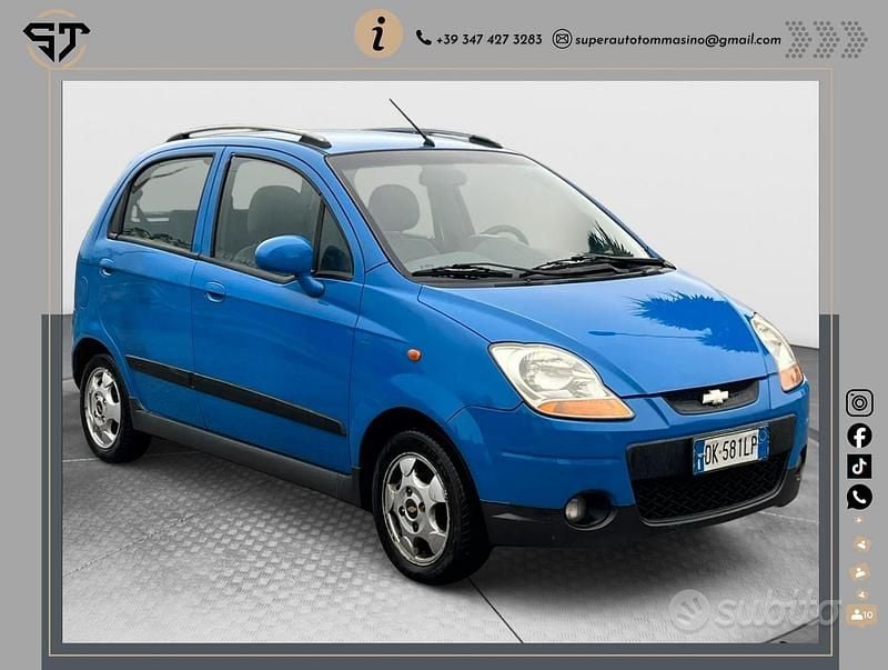 Usata Chevrolet Matiz SE 51 CV (37 kW) 2007 Blu Utilitaria