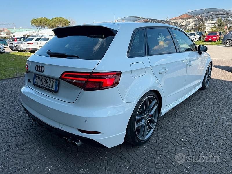 Usata Audi S3 310 CV (228 kW) 2018 Bianco Berlina