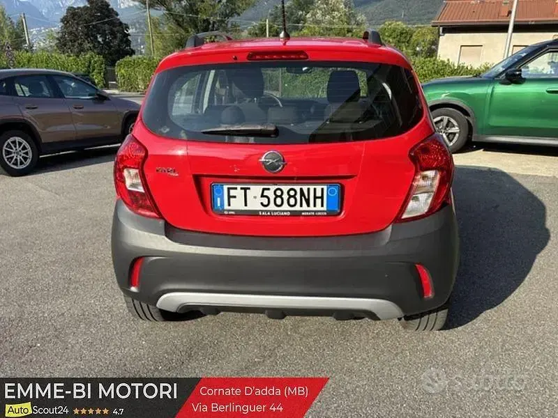 Usata Opel Karl Rocks 73 CV (53 kW) 2019 Rosso Utilitaria