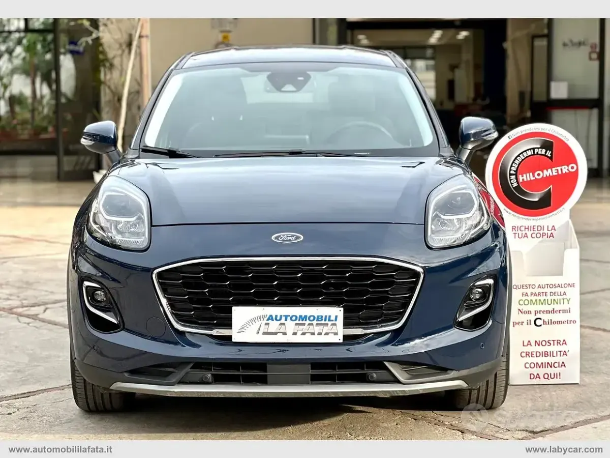 Usata Ford Puma Titanium 125 CV (91 kW) 2022 Blu/azzurro SUV